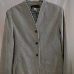 SOFT Jones New York Suede Jacket Celery Sz 10
